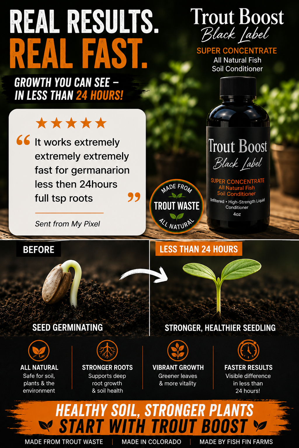 Black Label - Unfiltered Suoer Concentrated Soil Conditioner
